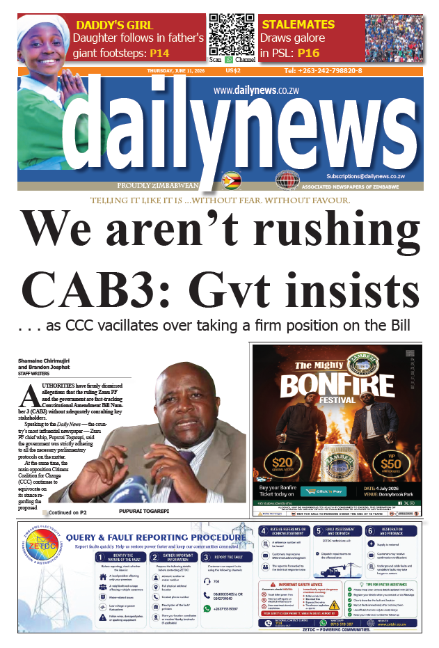 Thursday 11 June  2026